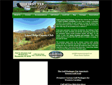 Tablet Screenshot of firstteemountaingolf.com
